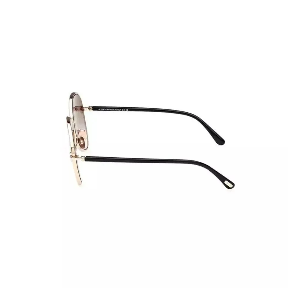 New Authentic Tom Ford Rio FT1028-28B-59 Aviator Sunglasses